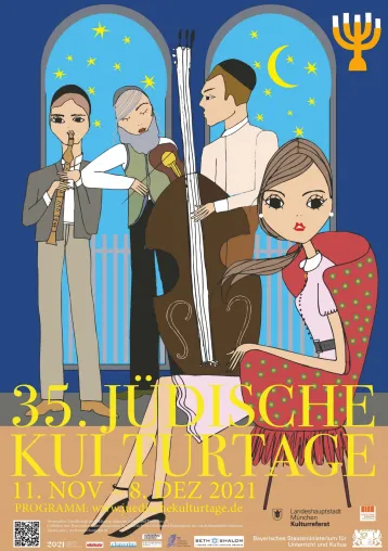 35. Jüdische Kulturtage München 11. Nov. - 08. Dez. 2021 Bild: 35. Jüdische Kulturtage München 11. Nov. - 08. Dez. 2021