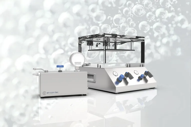 Dichtheitsprüfung nach ASTM-F2096 Bild: Dichtheitsprüfung nach ASTM-F2096