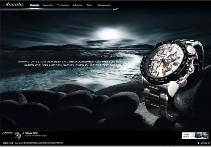 Bild: Neue Seiko und Ananta Homepages gehen online