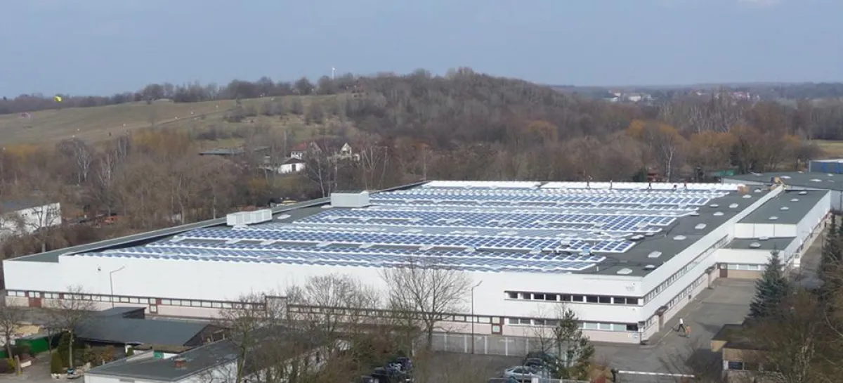 Solardach der WWL Spedition AG