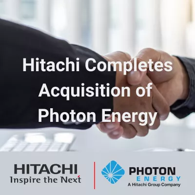 Hitachi schließt Übernahme des deutschen Laserherstellers PHOTON ENERGY GmbH ab Bild: Hitachi schließt Übernahme des deutschen Laserherstellers PHOTON ENERGY GmbH ab