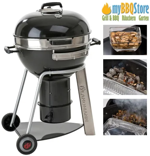Bild: Grillen im Herbst und Winter: Fisch räuchern im Kugelgrill