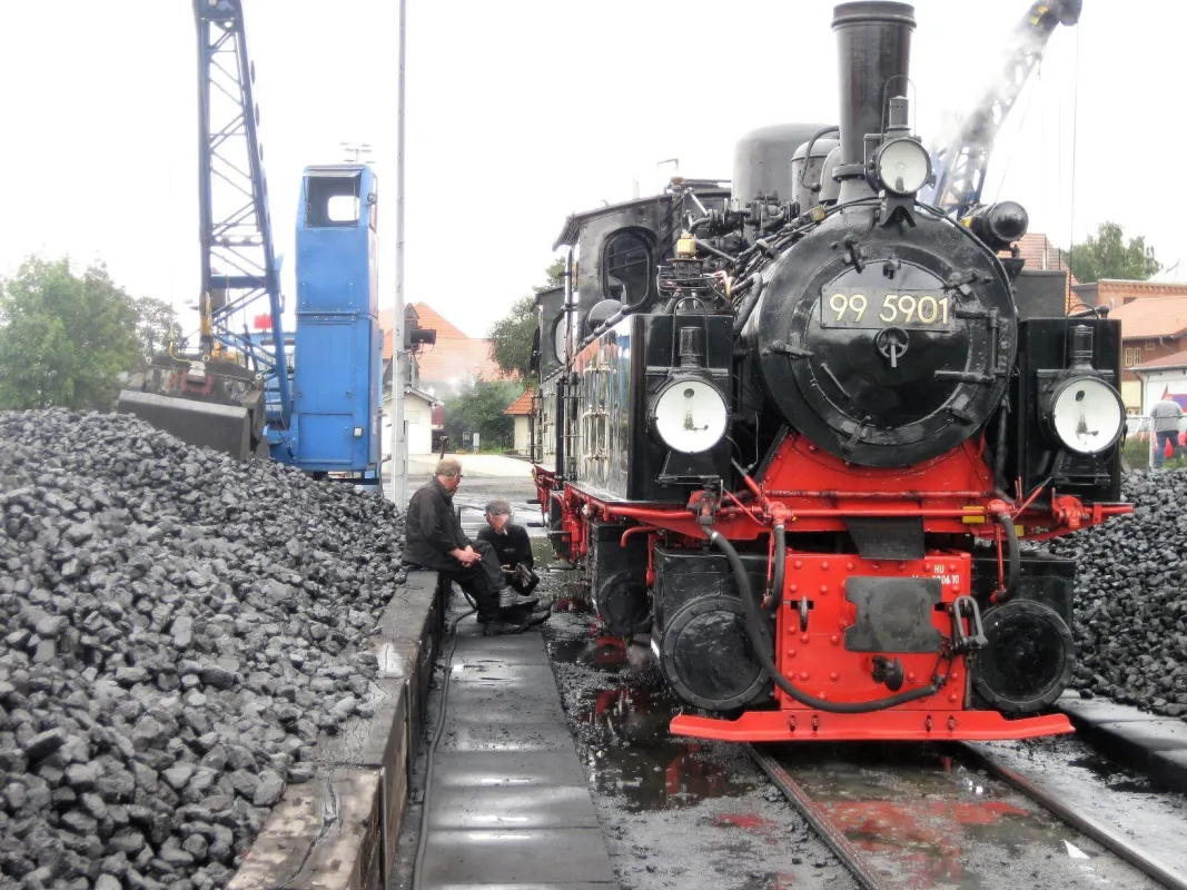 Bald mit Wasserstoff-Antrieb? Lok der Harzer Schmalspurbahnen (Foto: ZUGhören)