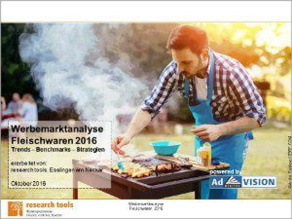 Werbemarktanalyse Fleischwaren 2016
