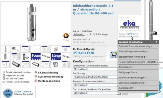 Bild: Neues Keyfeature beim Schornsteinmarkt