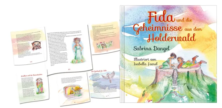 Bild: Fida und die Geheimnisse aus dem Holderwald, neues Kinderbuch von Sabrina Dangel