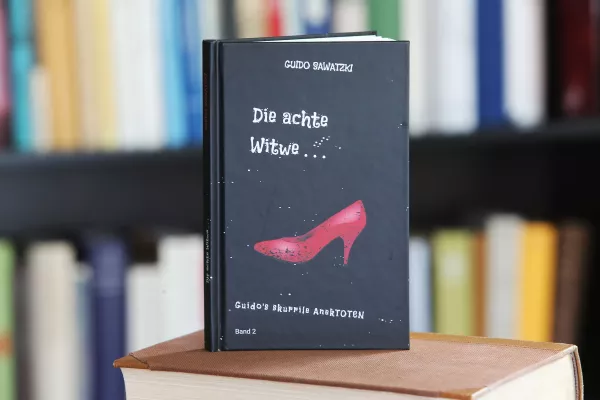 Bild: Buchveröffentlichung "Die achte Witwe" (Guido's skurrile AnekTOTEN)