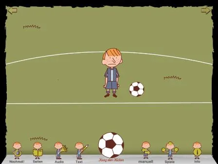 Kostenlose iPad-Apps für Kinder zur Frauenfußball-WM: Kurz der Kicker von Terzio Bild: Kostenlose iPad-Apps für Kinder zur Frauenfußball-WM: Kurz der Kicker von Terzio