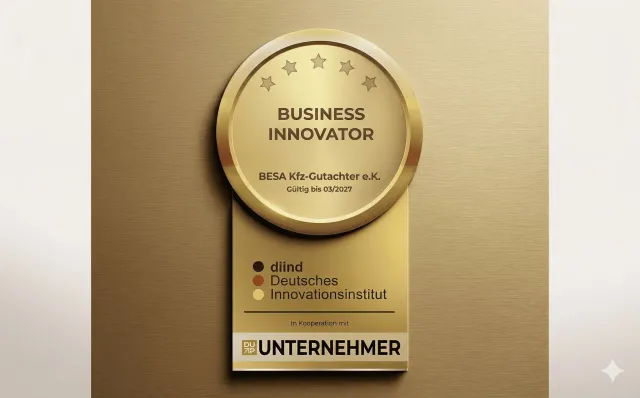 Bild: DIIND-Auszeichnung bestätigt Innovationskurs: BESA setzt neue Standards im digitalen Unfallgutachten