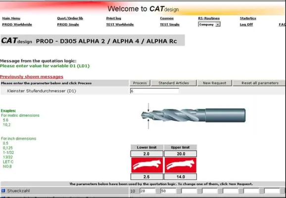 Bild: Eilzug zum Sonderwerkzeug - CATexpress von Walter beschleunigt Lieferung von VHM-Bohrern in Sonderausführung