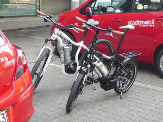 Bild: Stromrad und stadtmobil ergänzen Mobilitätskonzept