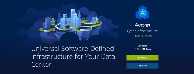 Bild: Aktualisierung der Acronis Cyber Infrastructure: Bis zu 50 % mehr Cyber Protection und Performance