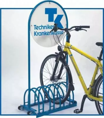 Bild: Nun auch Fahrradständer von WSM im Verkaufsprogramm von world-of-displays.net aufgenommen