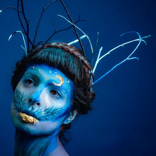 Bild: Kunst-Performance "19.02" an der Kölner Rhein-Promenade