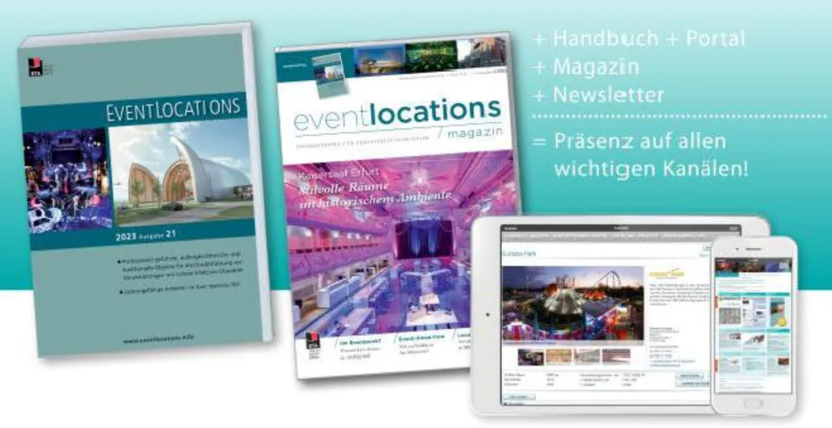 Erlebnislocations bilden den Schwerpunkt im aktuellen Newsletter EVENTLOCATIONS (© BTA Verlag- und Medienservice)