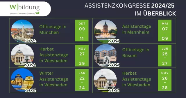 Bild: Officetage 2024 - Assistenzkongress der Wbildung Akademie GmbH - in München