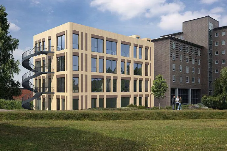 Bild: Neubau für Berufliches Trainingszentrum Leipzig wächst