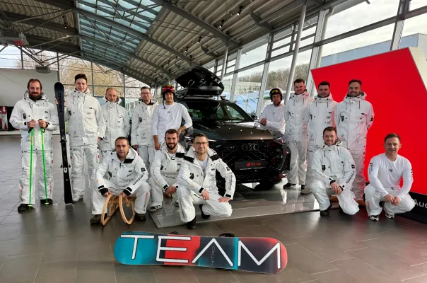 Bild: Dobler on Snow: Die vermutlich größte Tages-Skiausfahrt Europas startet 2026 erneut aus Mühlacker