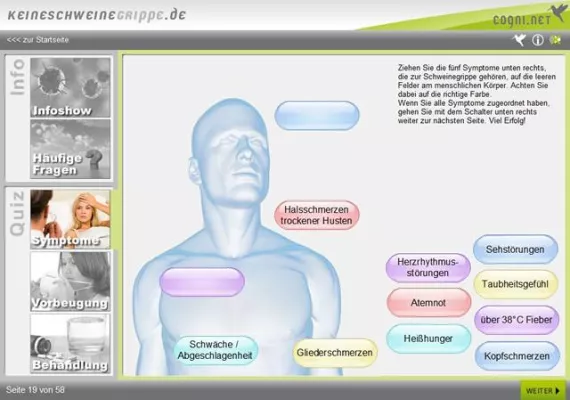 Bild: Neue Version des kostenlosen E-Learnings gegen die Schweinegrippe von cogni.net