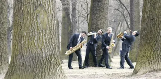 Bild: Musik aus vier Saxophonen und drei Jahrhunderten