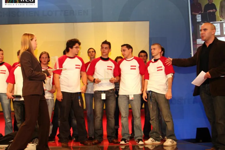 Die World Cyber Games präsentieren das österreichische eSport-Olympiateam Bild: Die World Cyber Games präsentieren das österreichische eSport-Olympiateam