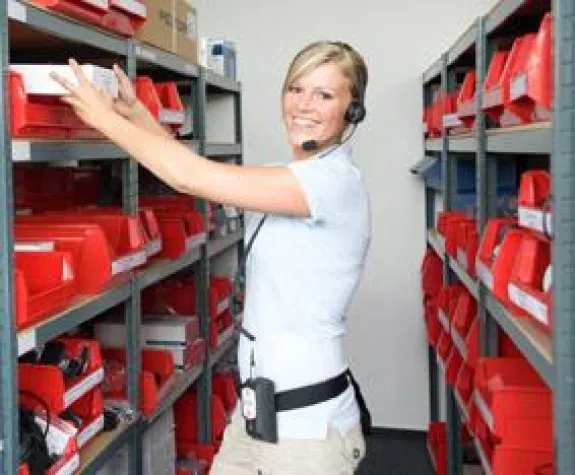 topsystem zeigt Pick by Voice Lösung topSpeech-Lydia 6.0 inklusive neuer Features auf der LogiMAT Bild: topsystem zeigt Pick by Voice Lösung topSpeech-Lydia 6.0 inklusive neuer Features auf der LogiMAT