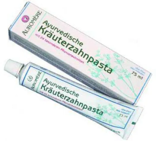 Bild: Ayurvedische Zahnpasta