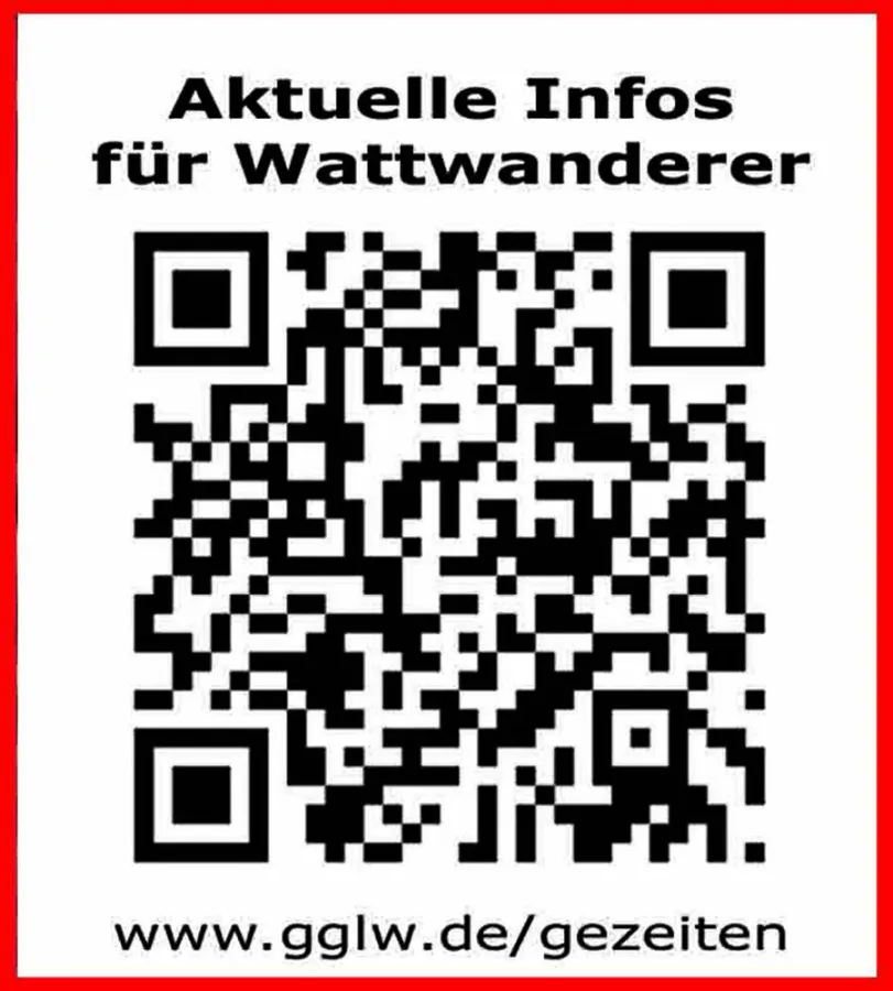 Aufkleber zur Information in Nordseebädern