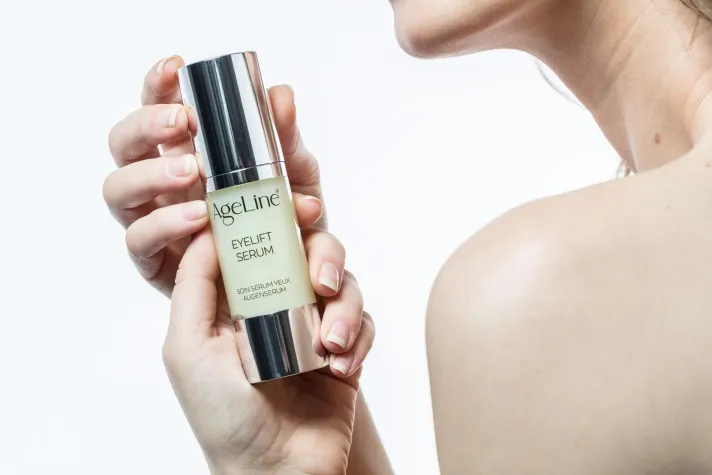 Bild: Eyelift Serum von AgeLine® mit klinisch bewiesenen Ergebnissen