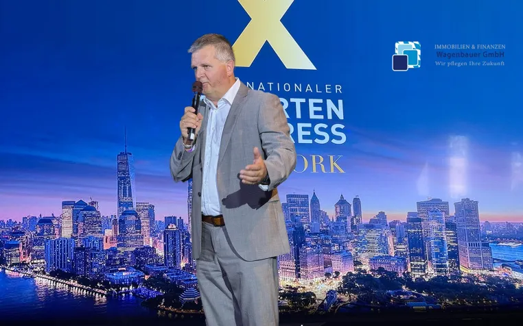 Bild: Pflegeimmobilien im internationalen Fokus: Martin Wagenbauer spricht auf Expertenkongress in New York