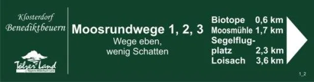 Bild: Neue Wanderwegbeschilderung in Benediktbeuern