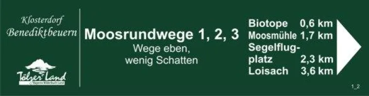 Bild: Neue Wanderwegbeschilderung in Benediktbeuern