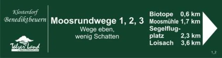 Bild: Neue Wanderwegbeschilderung in Benediktbeuern