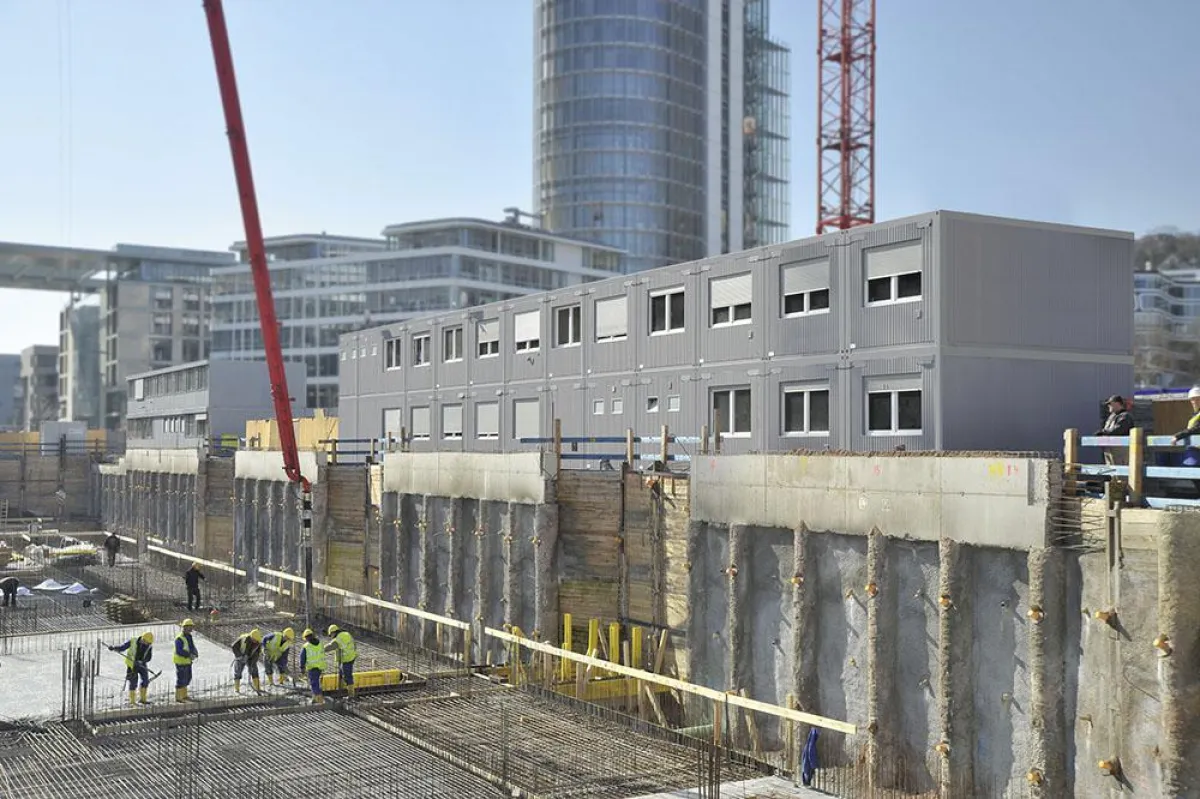 KLEUSBERG: Mobile Mietgebäude Baustellen