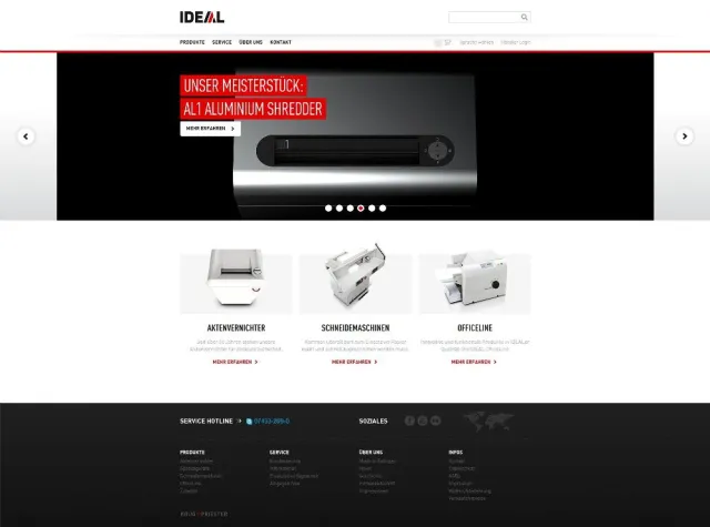 Bild: Moccu schreddert bisherigen Webauftritt von Ideal