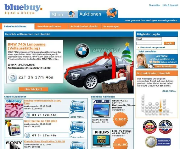 Berliner Auktionsportal bluebuy versteigert Butler Bild: Berliner Auktionsportal bluebuy versteigert Butler