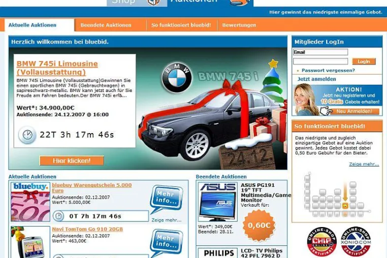 Bild: Berliner Auktionsportal bluebuy versteigert Butler