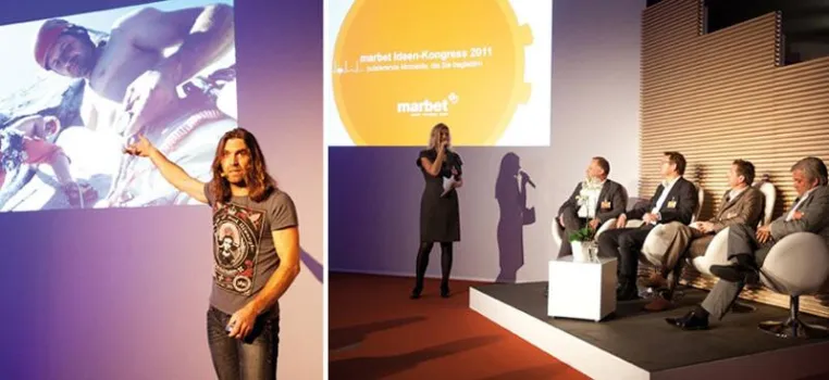 Bild: Pulsierende Momente beim diesjährigen marbet Ideen-Kongress