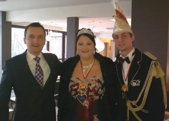 Bild: Das Prinzenpaar stärkt sich im Hotel Novotel Nürnberg Messezentrum