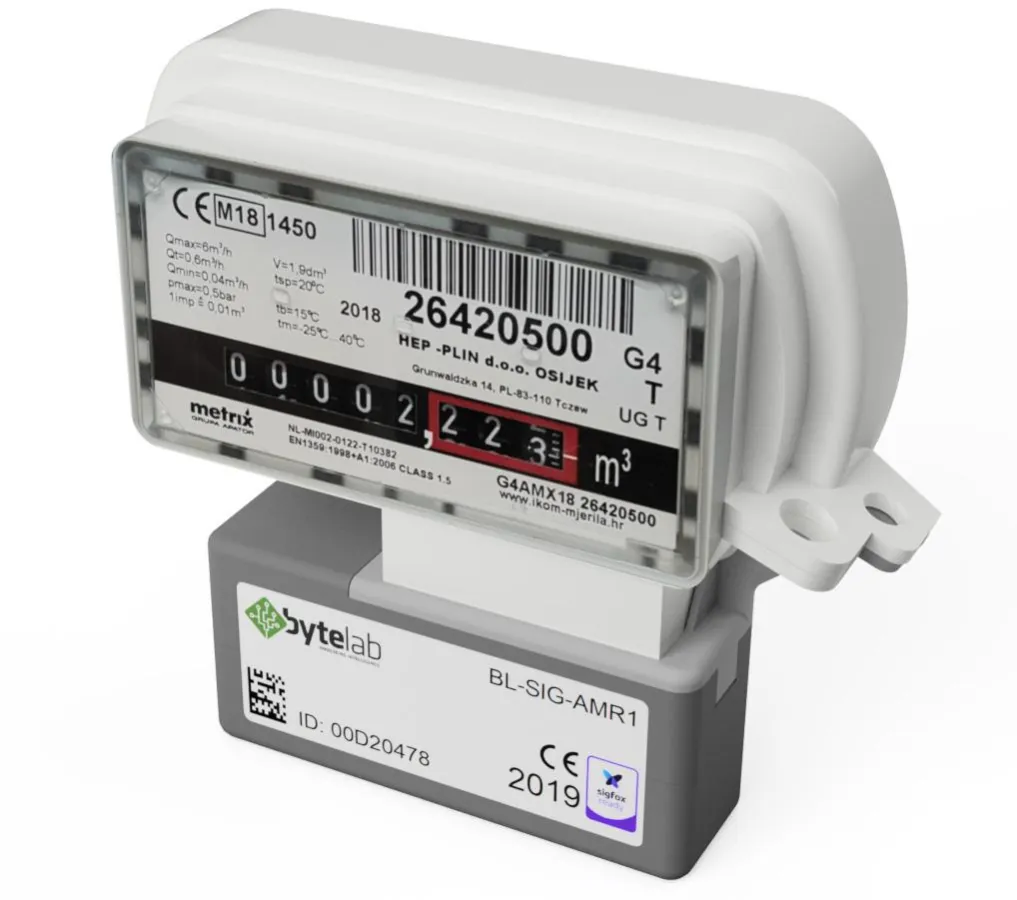 Balgengaszähler von HEP-Plin nutzt Sigfox