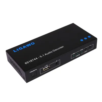 Bild: Der Ligawo 6518744 Audio Decoder 5.1: Audiodecoder und Mediaplayer in einem