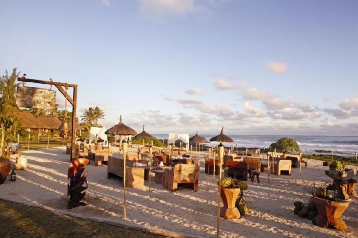 Das Fish & Rhum Shack des Shanti Maurice, Mauritius