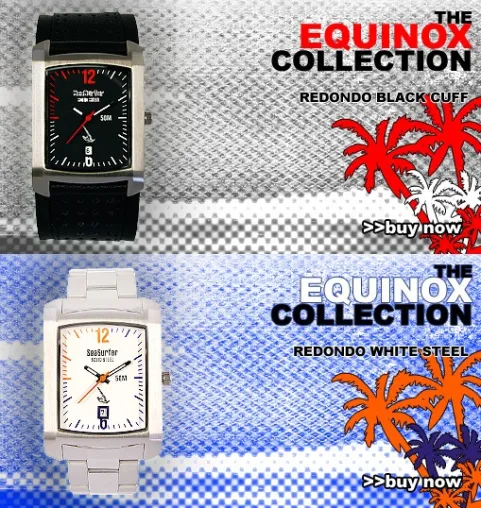 Sportuhr Sea Surfer Redondo Beach Cuff and Steel Bild: Sportuhr Sea Surfer Redondo Beach Cuff and Steel