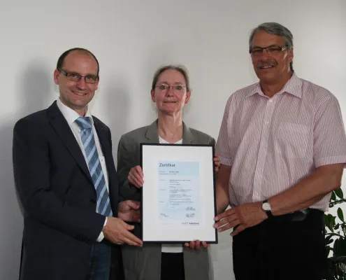 Bild: Zertifizierte Qualität für Architekturbüro Willi Hamm + Partner