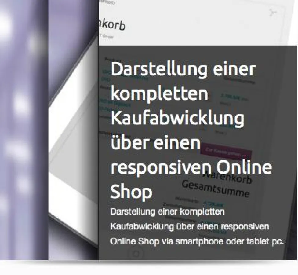 Responsive Websites und OnlineShops im Unternehmenseinsatz