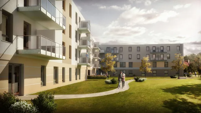 Carestone realisiert in zentraler Lage altersgerechtes Wohnen auf zuvor brachliegender Fläche Bild: Carestone realisiert in zentraler Lage altersgerechtes Wohnen auf zuvor brachliegender Fläche