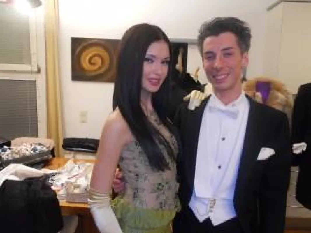 Marina Djordjevic mit Stardesigner Jochen Junger