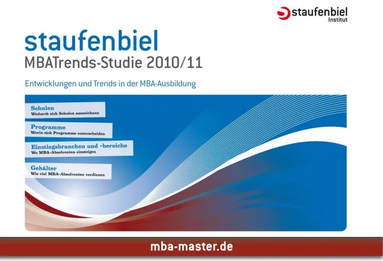 Bild: Großer Andrang - Trends und Tendenzen aus Staufenbiel MBATrends-Studie 2010/11