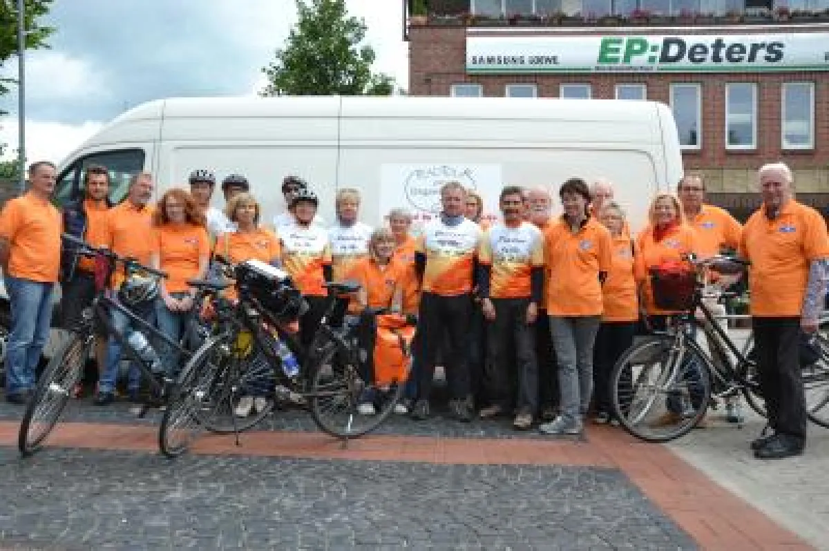 Radtour-pro-Organspende mit Tagesgästen