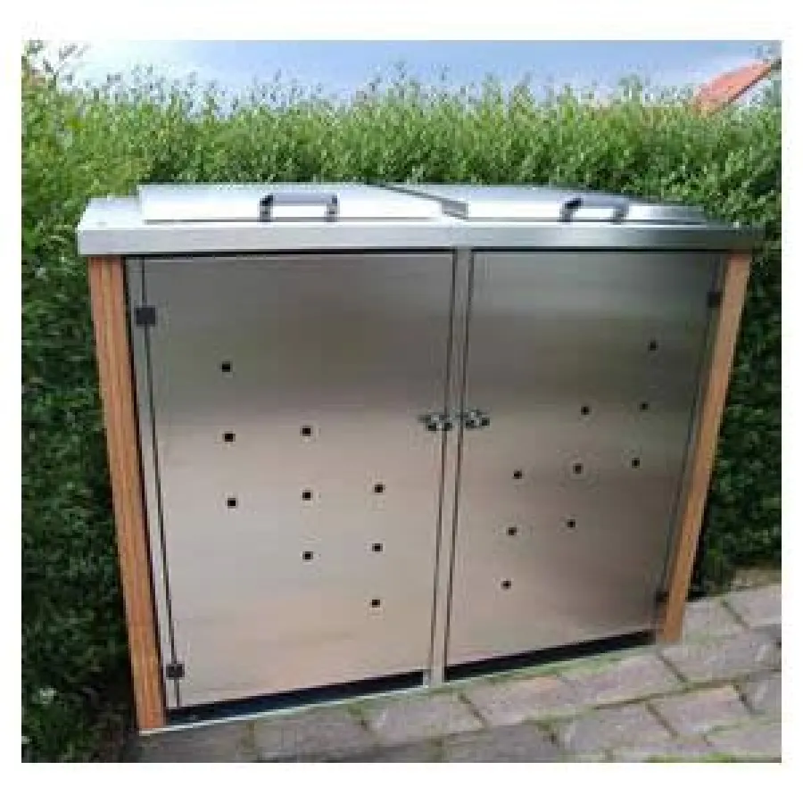 Beispiel einer Mülltonnenbox